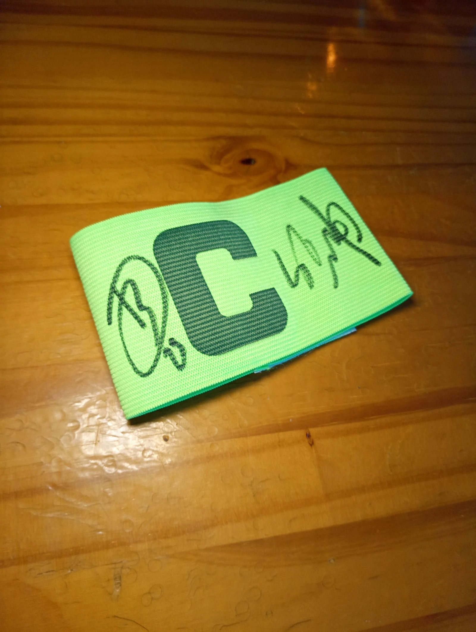 Bracelet capitaine Autographé Sporting – photo 3